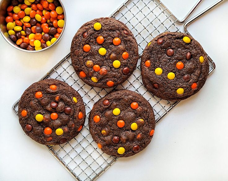 Recipe- Chocolate Reese‘s Pieces Cookies